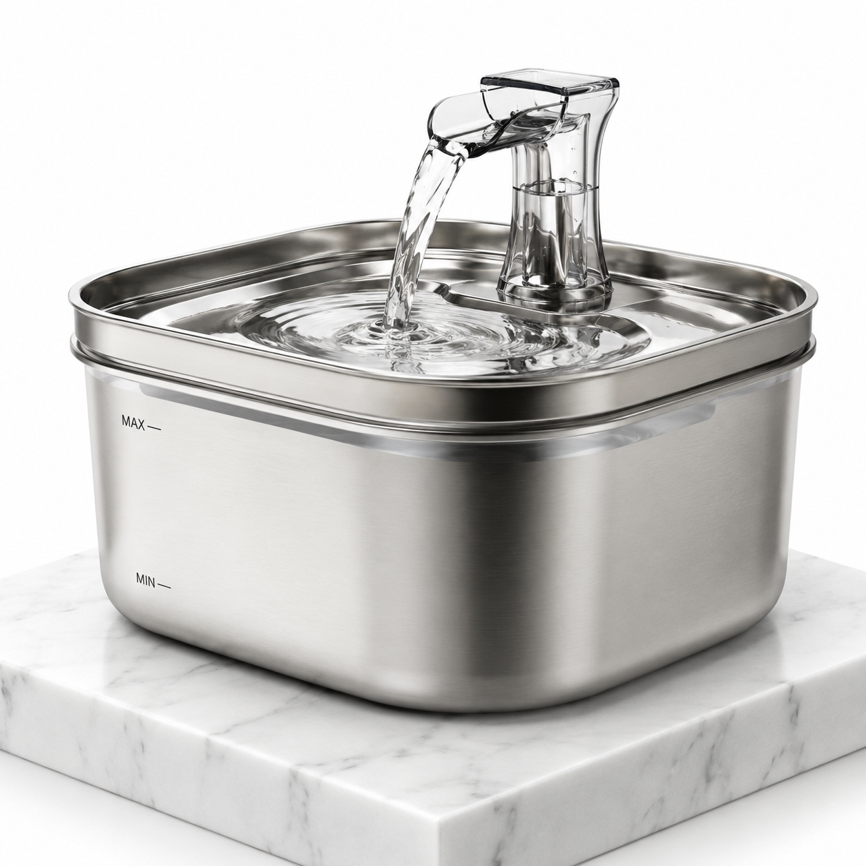 Fontaine à Eau Intelligente — Capteur de Présence Inox