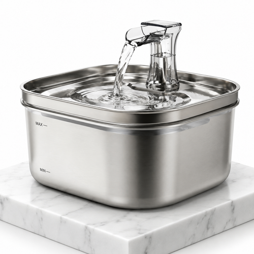 Fontaine à Eau Intelligente — Capteur de Présence Inox